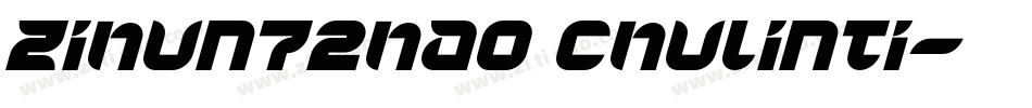 zihun72hao chulinti字体转换